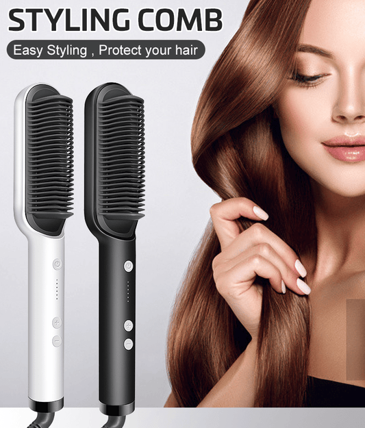Negative Ion Hair Straightener Brush